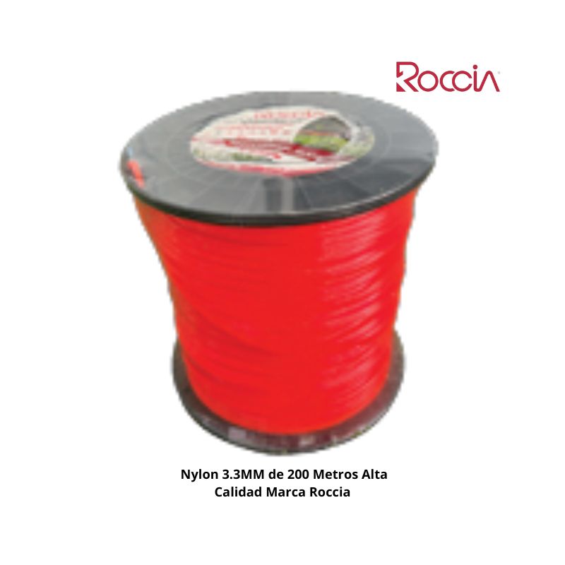  Nylon 3.3MM de 200 Metros  Alta Calidad Marca Roccia