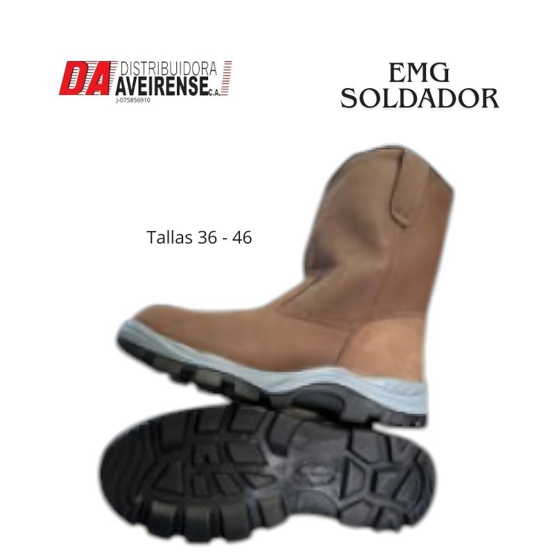 Botas de Seguridad EMG SOLDADOR Talla 43.