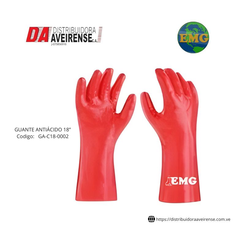 GUANTE ANTIÁCIDO 18”