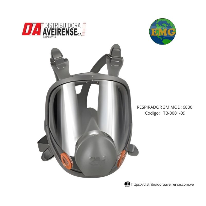 Tapaboca RESPIRADOR 3M MOD: 6800
