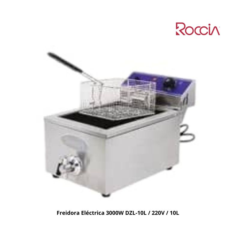  Freidora Eléctrica 3000W  DZL-10L / 220V / 10L