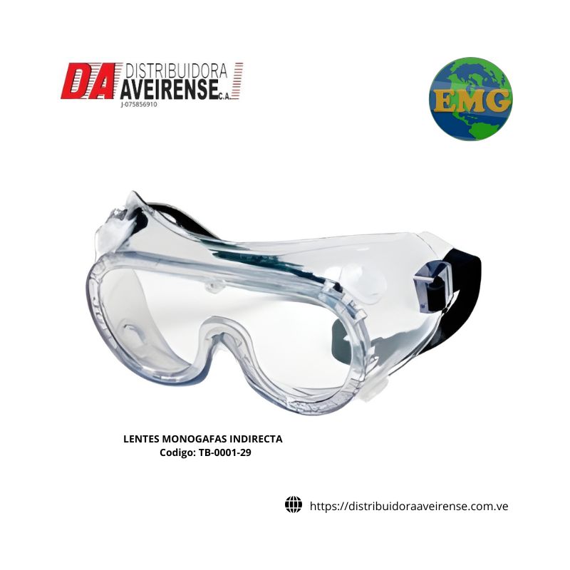 LENTES MONOGAFAS INDIRECTA. ANSI Z87.01