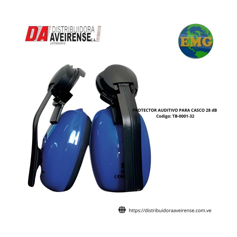 PROTECTOR AUDITIVO PARA CASCO 28 dB.