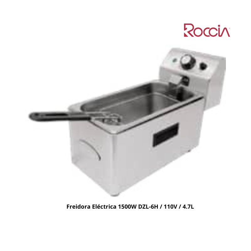  Freidora Eléctrica 1500W  DZL-6H / 110V / 4.7L