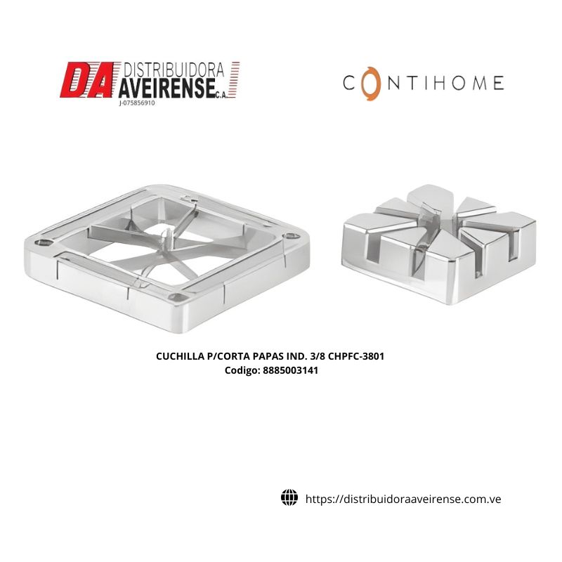CUCHILLA P/CORTA PAPAS IND. 3/8 CHPFC-3801.