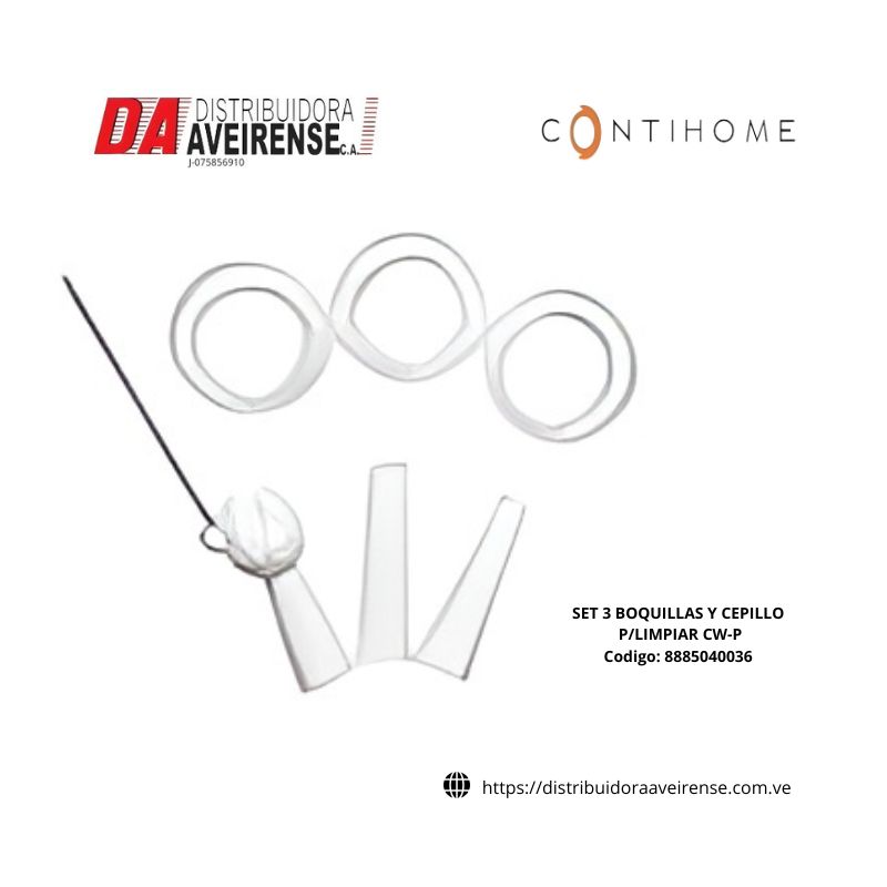 SET 3 BOQUILLAS Y CEPILLO P/LIMPIAR CW-P.