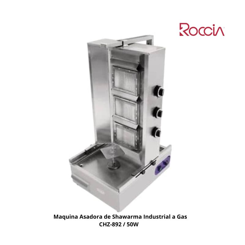  Maquina Asadora de  Shawarma Industrial a Gas  CHZ-892 / 50W