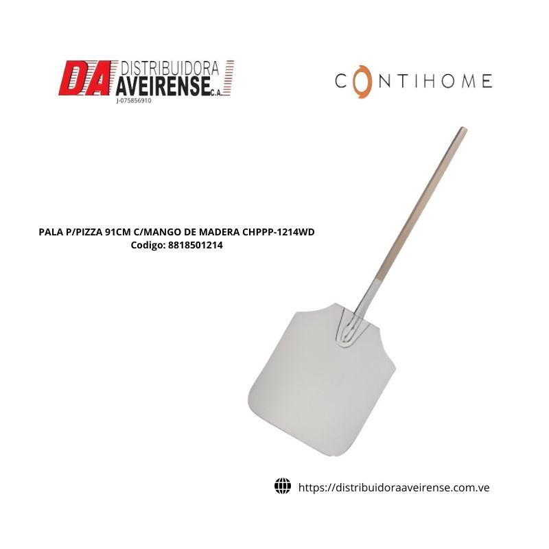 PALA P/PIZZA 91CM C/MANGO DE MADERA CHPPP-1214WD