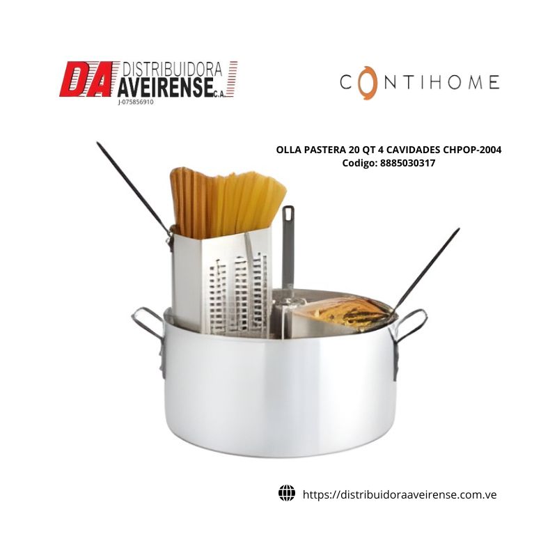 OLLA PASTERA 20 QT 4 CAVIDADES CHPOP-2004.