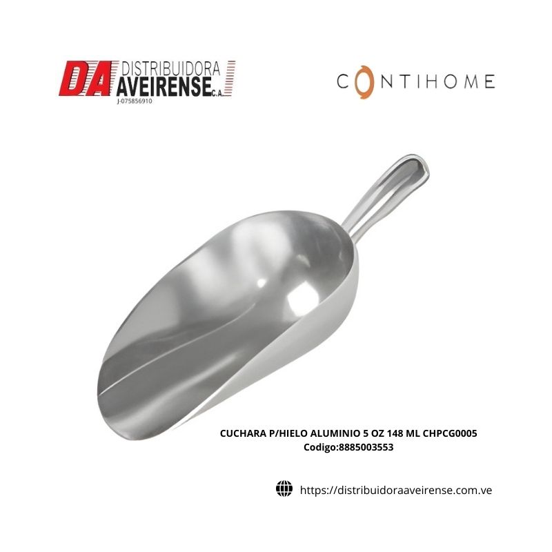 CUCHARA P/HIELO ALUMINIO 5 OZ 148 ML CHPCG0005.