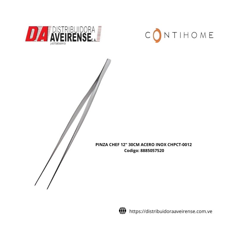 PINZA CHEF 12 pulgadas 30 cm acero inoxidable , chpct--0012