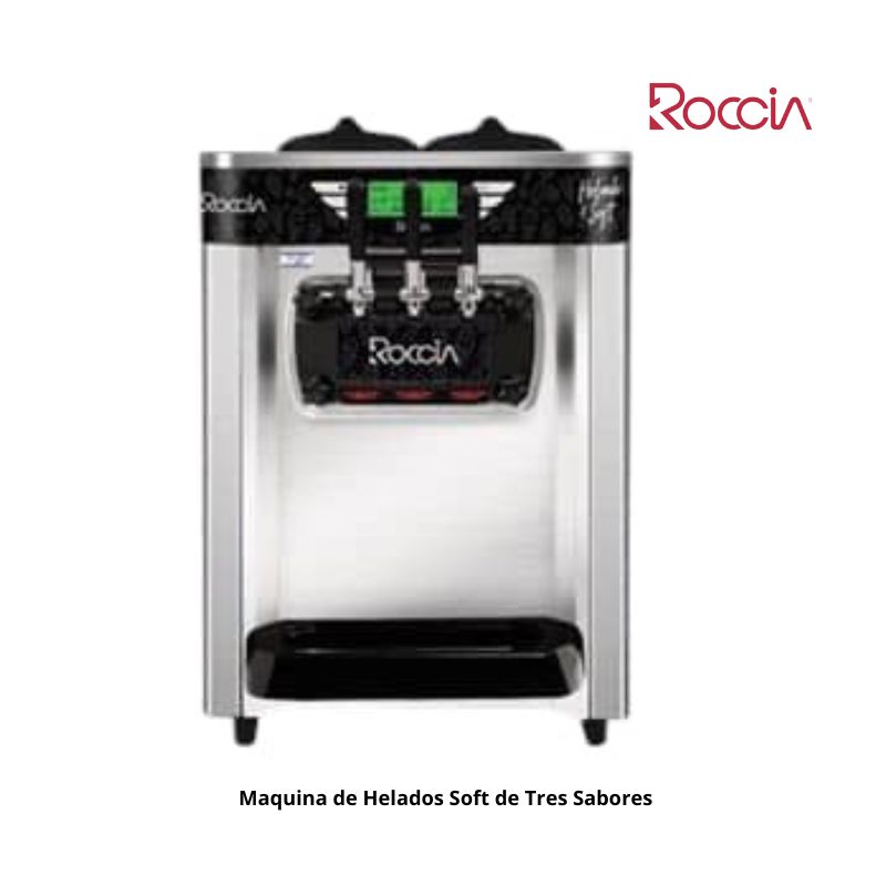  Maquina de Helados Soft de Tres Sabores