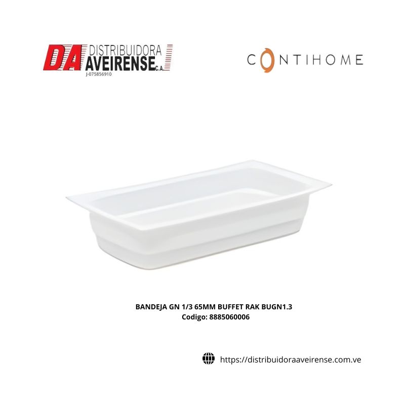 BANDEJA GN 1/3 65MM BUFFET RAK BUGN1.3.