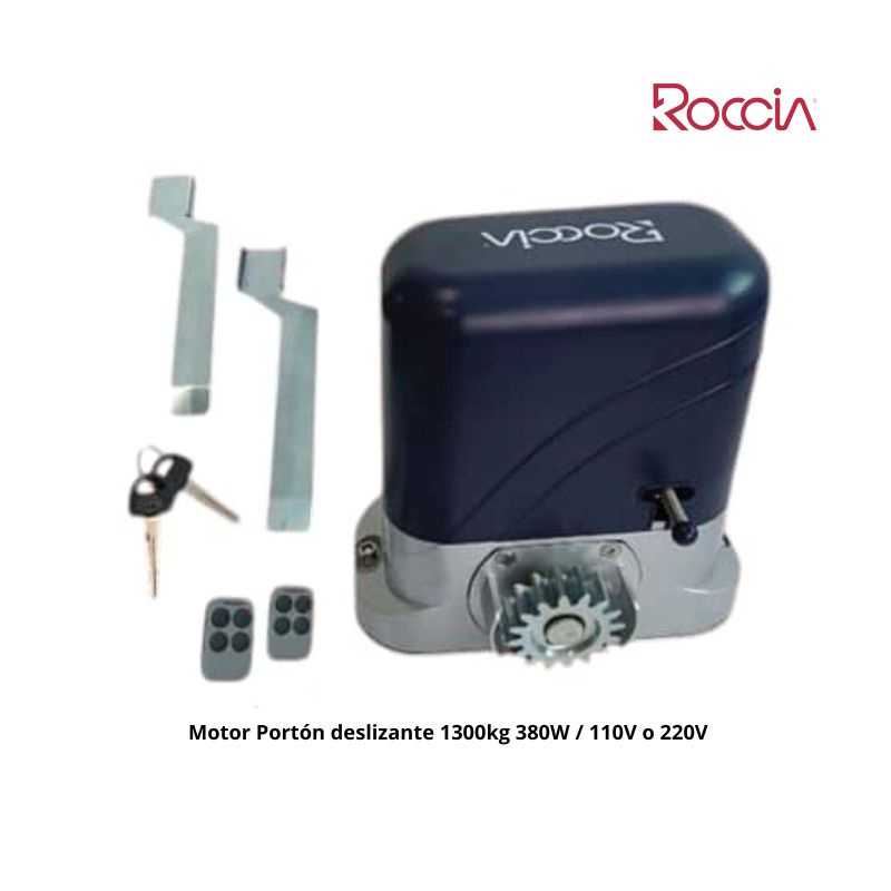 Motor Portón deslizante 1300kg  380W /  110V o 220V
