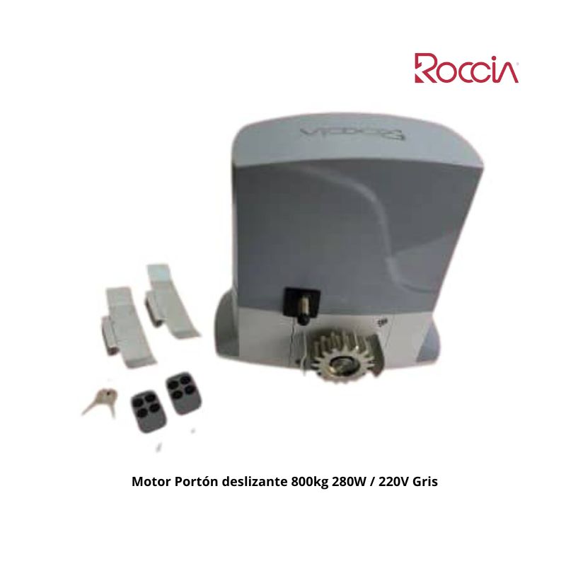  Motor Portón deslizante 800kg  280W /  220V Gris