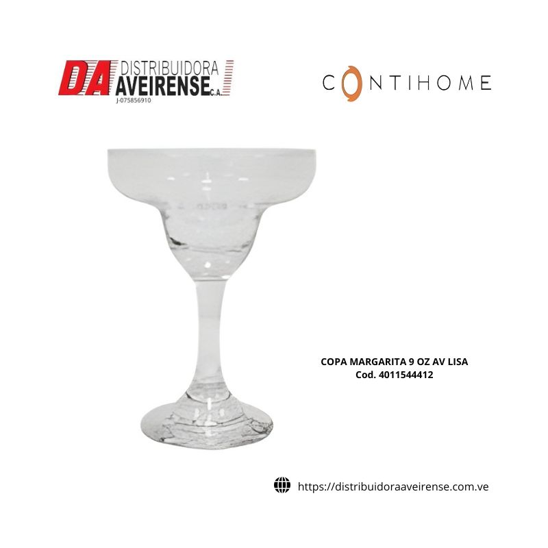 COPA MARGARITA 9 OZ AV LISA. Cristal caja de 12 unidades , precio por unidad