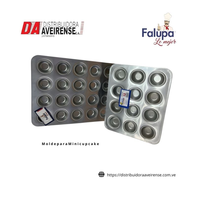 M o l d e p a r a  M i n i  c u p c a k e   Ponquecito   12 cavidades  Ancho 30 x40 Largo