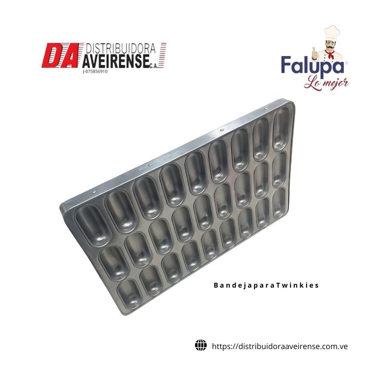 B a n d e j a p a r a  T w i n k i e s 6 5 . 5 X 2 9 C M . de 27 cavidades 