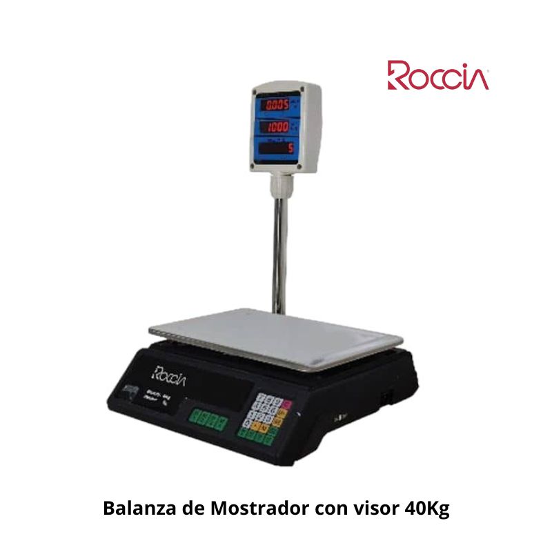 Balanza de Mostrador con visor 40Kg