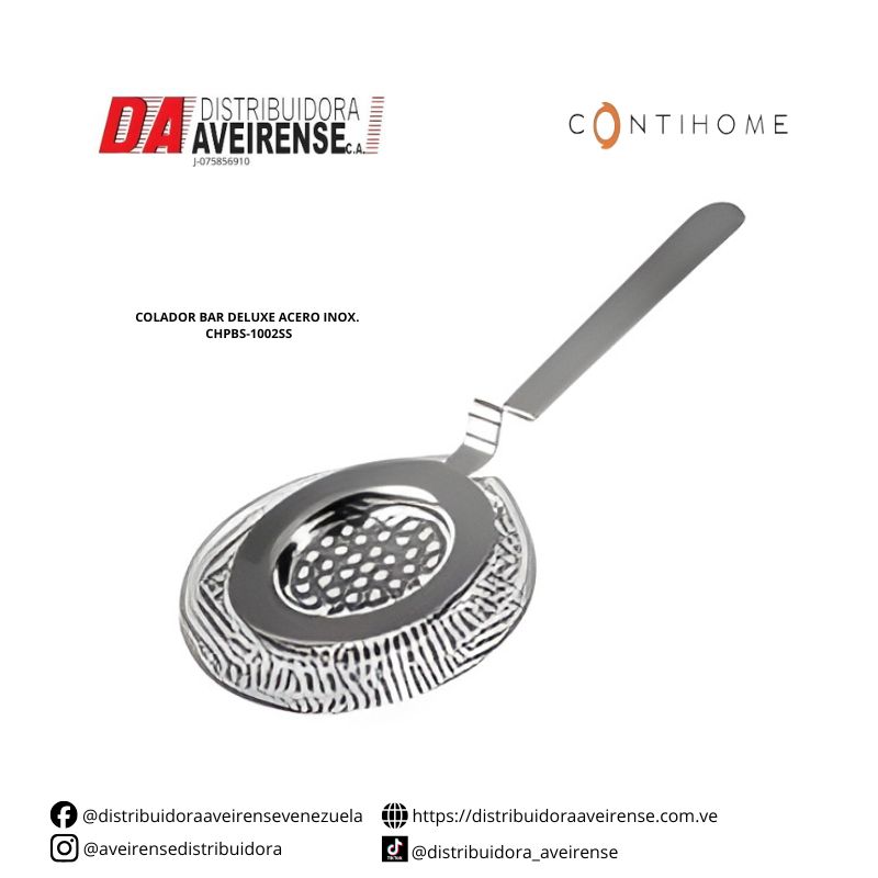 COLADOR BAR DELUXE ACERO INOX. CHPBS-1002SS.