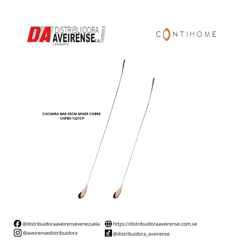 CUCHARA BAR 45CM MIXER COBRE CHPBS-1221CP.