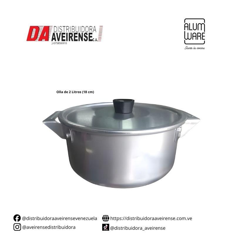 Olla de 2 Litros (18 cm).