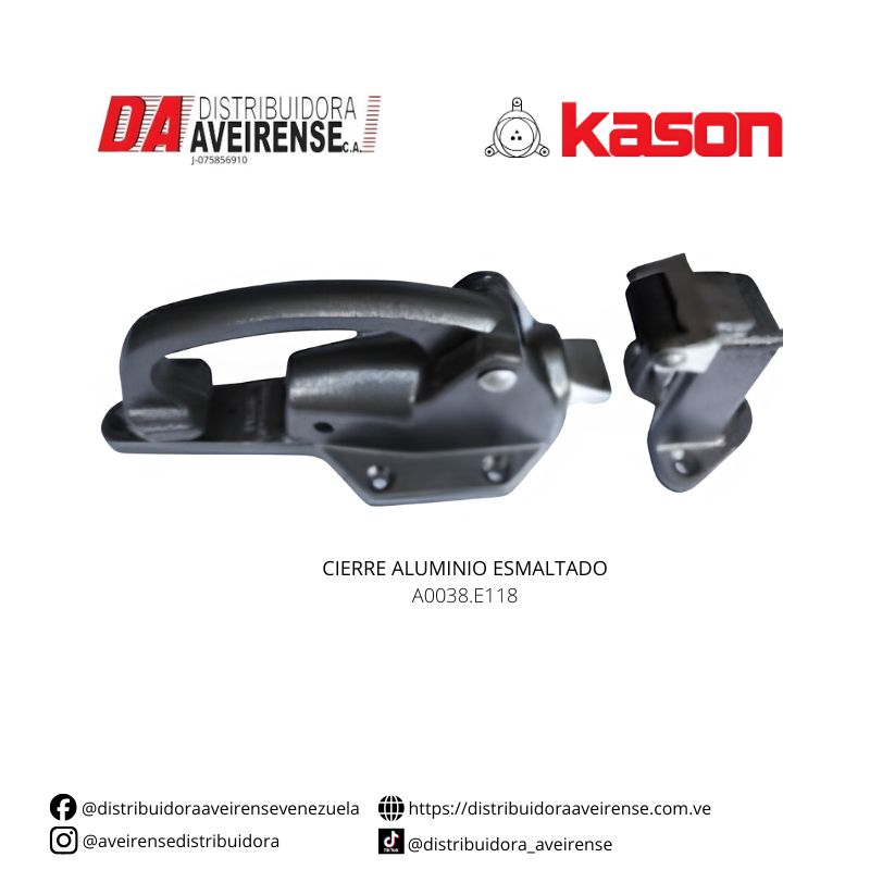CIERRE ALUMINIO ESMALTADO A0038.E118.