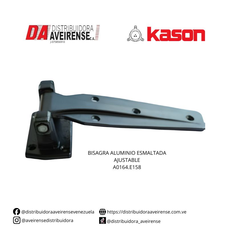 BISAGRA ALUMINIO ESMALTADA AJUSTABLE A0164.E158