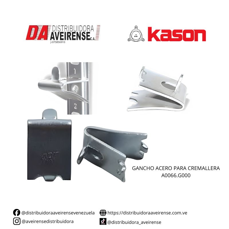 GANCHO ACERO PARA CREMALLERA A0066.G000.