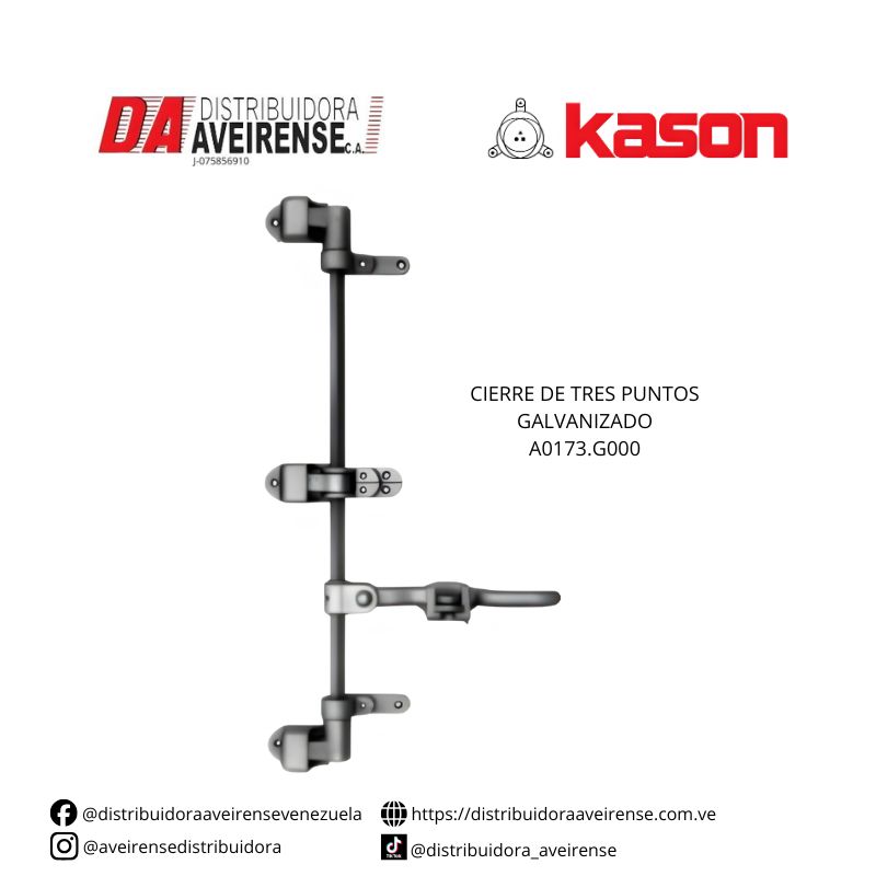 CIERRE DE TRES PUNTOS GALVANIZADO A0173.G000