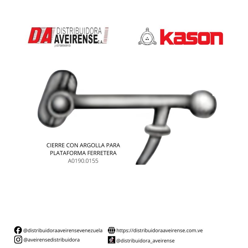 CIERRE CON ARGOLLA PARA PLATAFORMA FERRETERA A0190.0155.