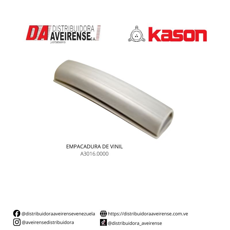 EMPACADURA DE VINIL. Para cavas cuarto , precio por metro 