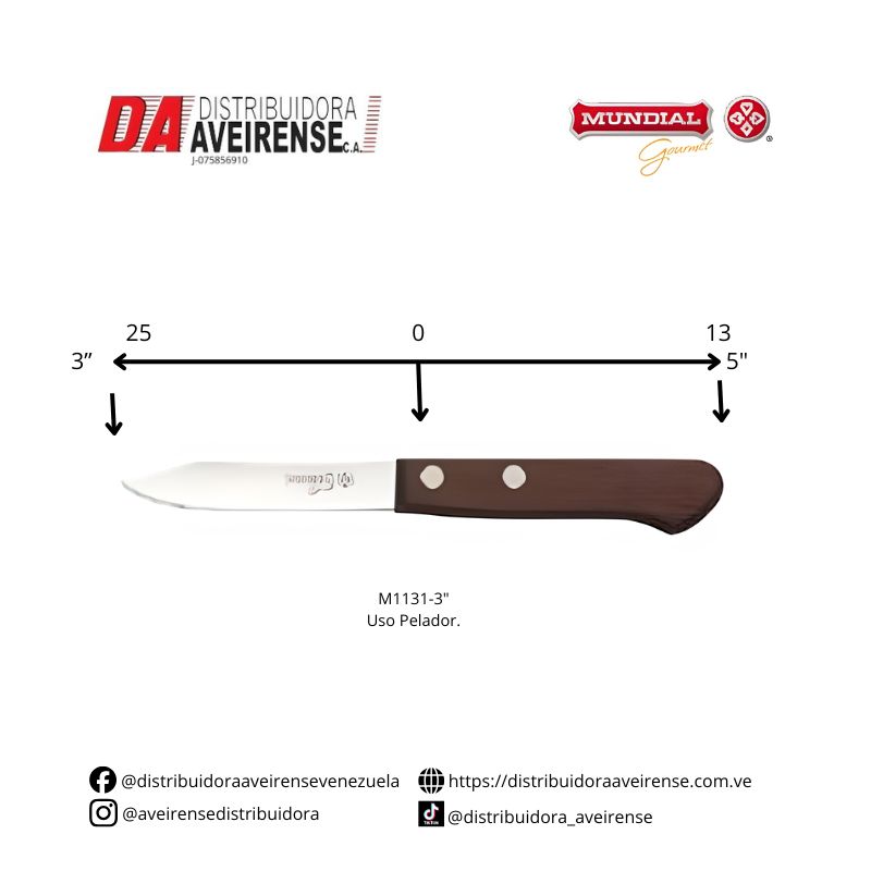 Cuchillo Pelador Modelo M1131-3