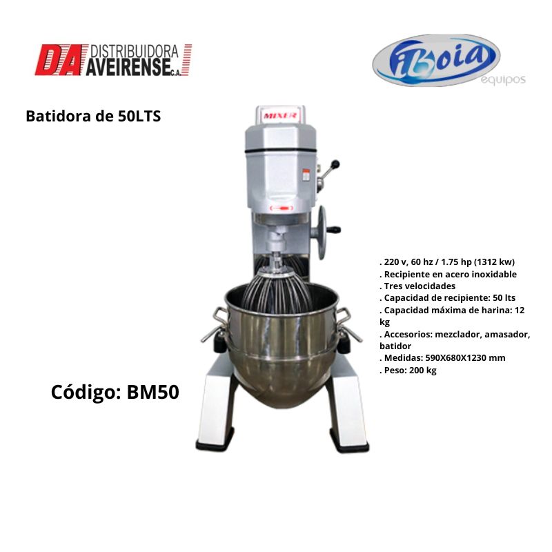 Batidora de 50LTS