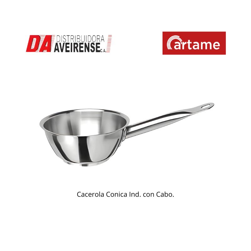 Cacerola Conica Industrial con Cabo 24x7.2.