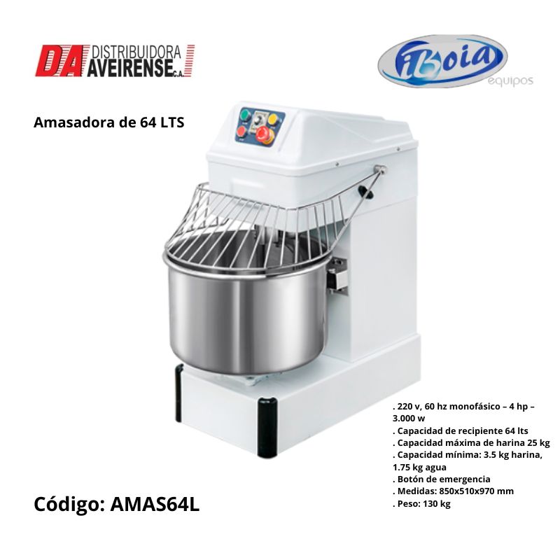 Amasadora de 64 LTS