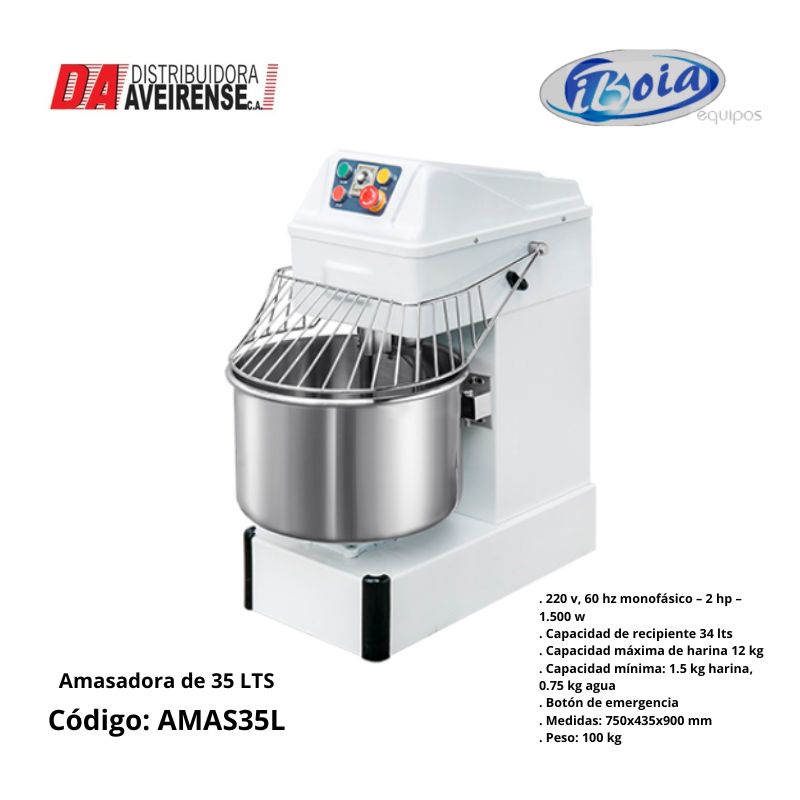 Amasadora de 35 LTS