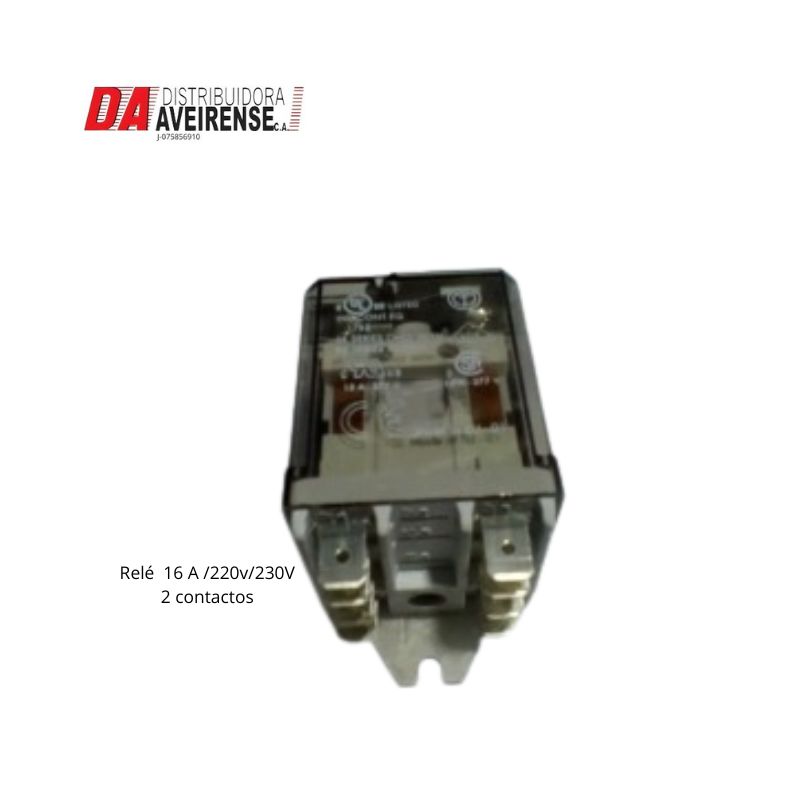 Relé  16 A /220v/230V 2 contactos , Gastón B2009, 7635419