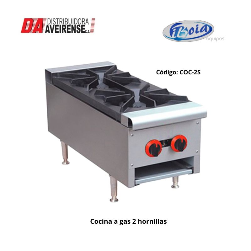 Cocina a gas 2 hornillas