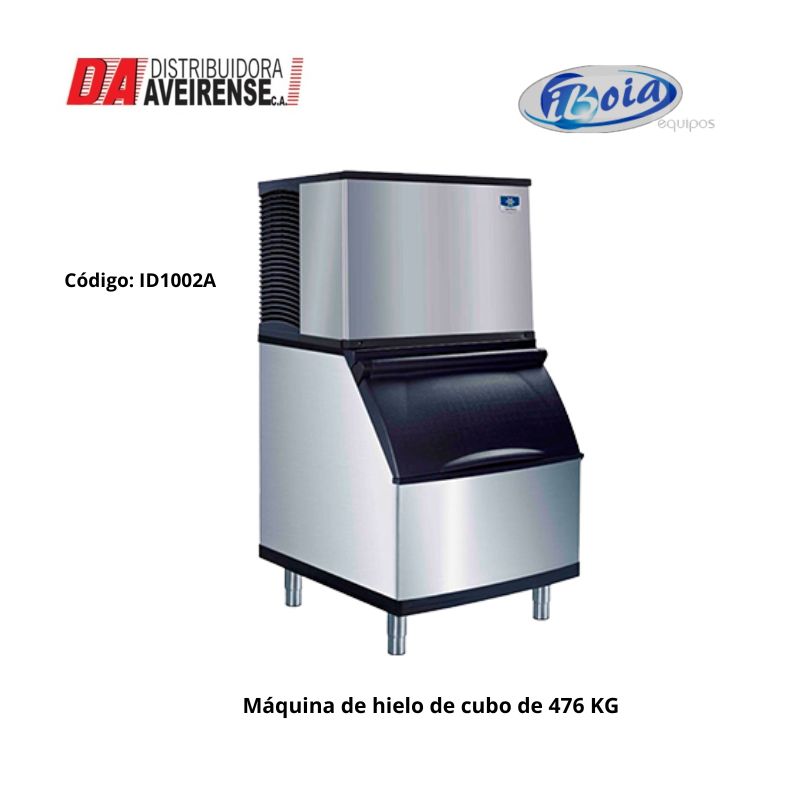 Máquina de hielo de cubo de 476 KG
