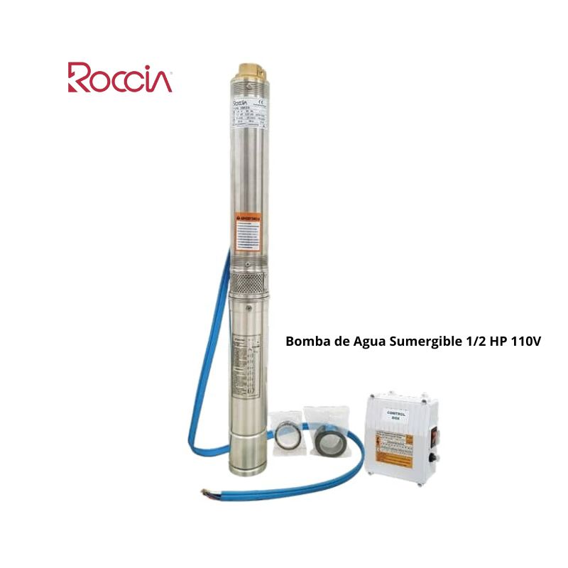 Bomba de Agua Sumergible 1/2 HP 110V