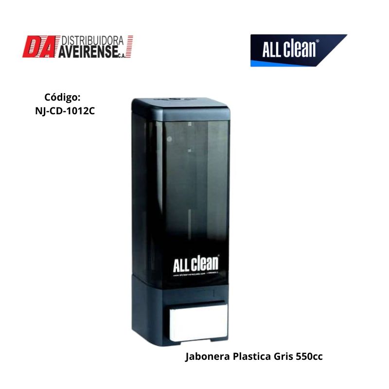 Jabonera Plastica Gris 500cc