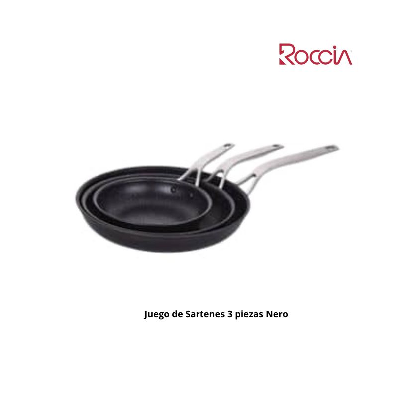 Juego de Sartenes 3 piezas Nero