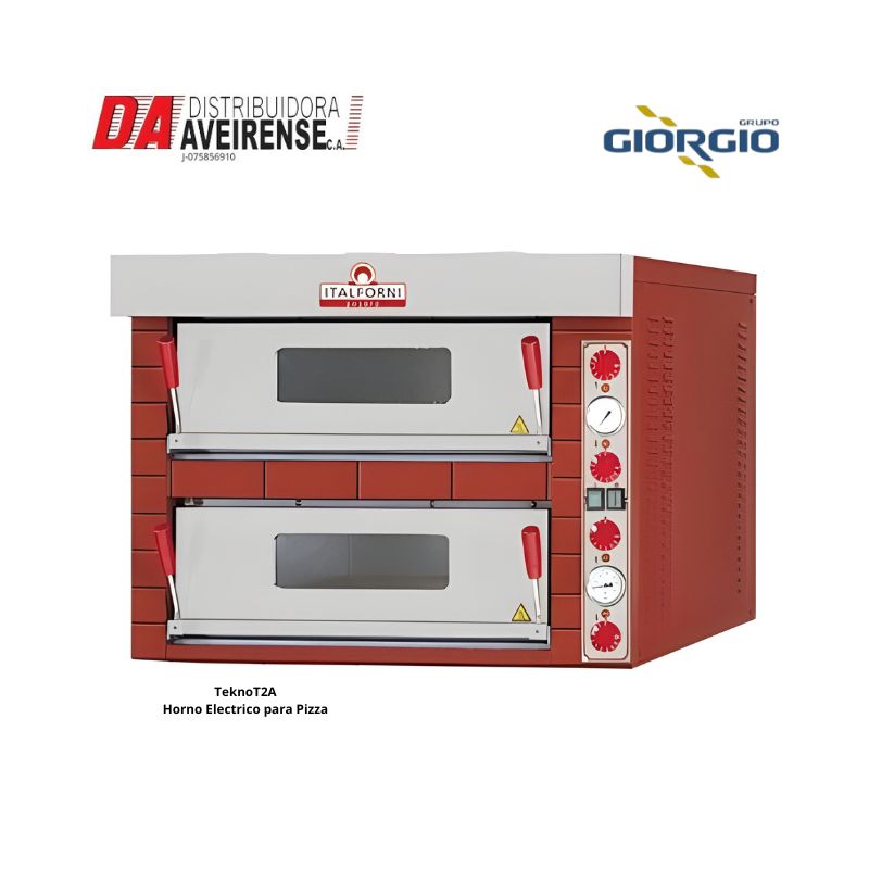 Horno electrico para Pizza 2 Camaras.