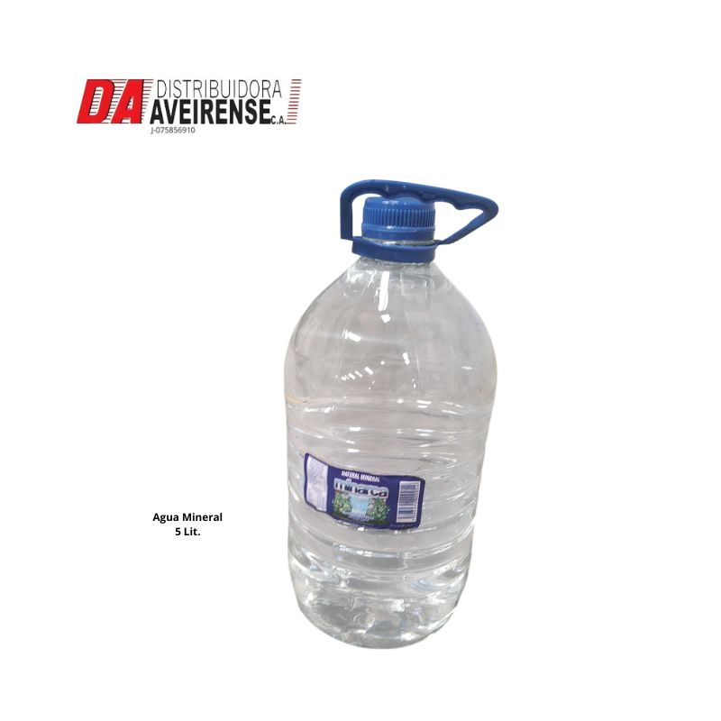 Agua Mineral Minarca 5 Ltr. caja de 4 unidades 